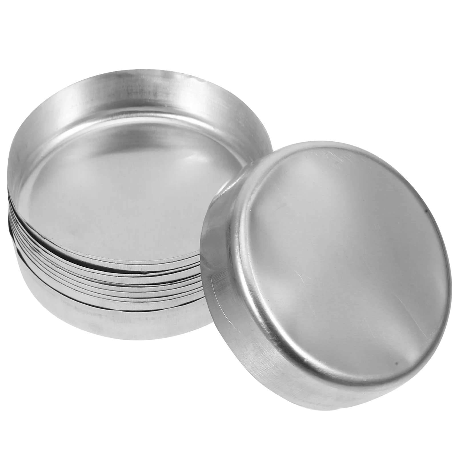 

10 Pcs Weighing Dishes Aluminum Material Laboratory Equipment Measuring Powders Liquids Storage Trays Balance Pans Teaching