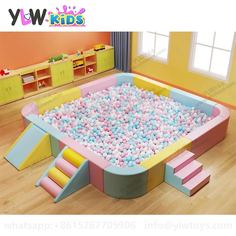 

YLWCNN Playground Park Kid Ball Pit Soft Fence Baby Play Equipment Soft Ball Pool Play Set Infant Soft Play Area Customized made