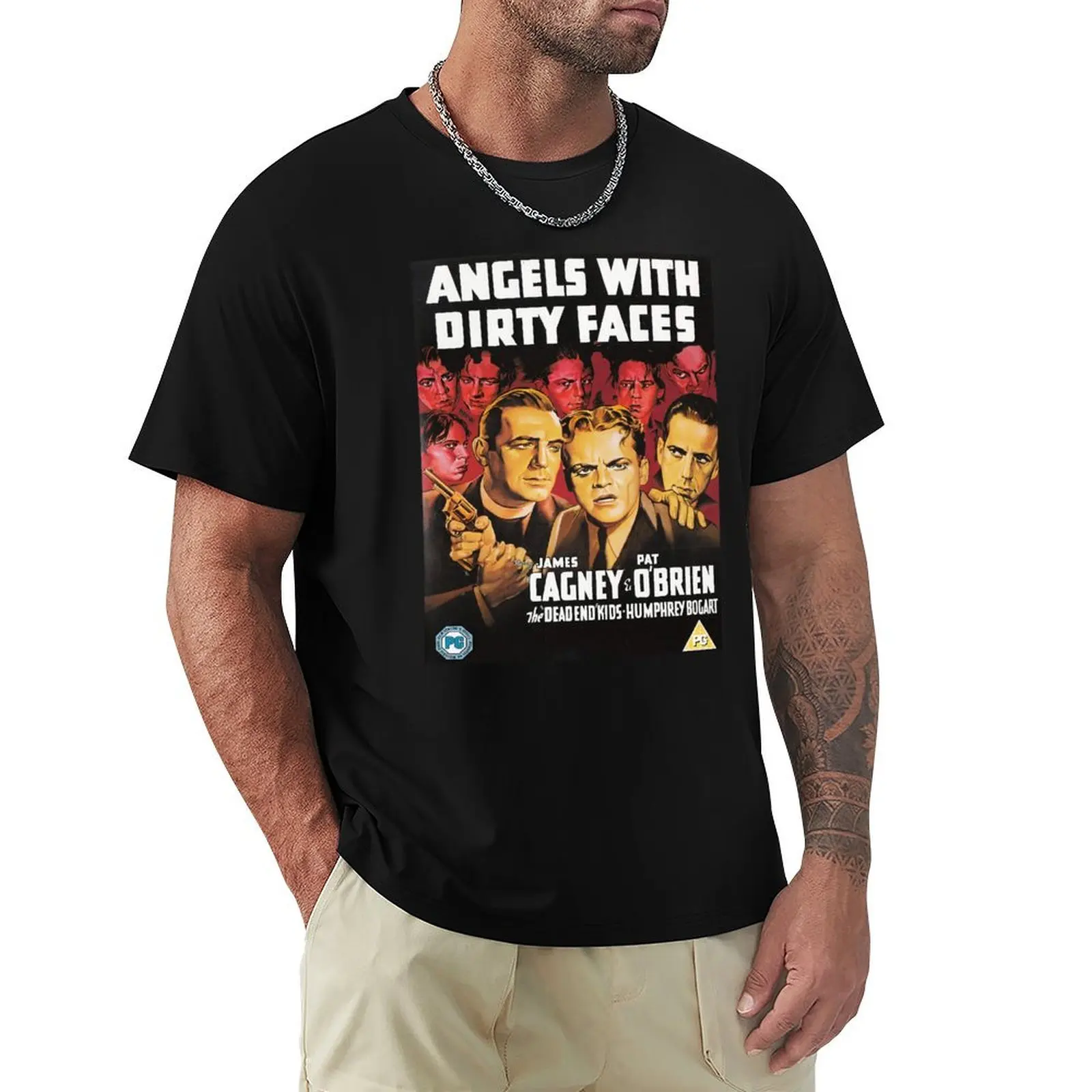 

Angels With Dirty Faces Metal James Cagney Gangster Movie Film Cinema Gift Tee For Men Women T-Shirt