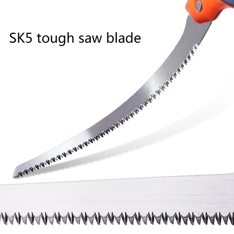 SK5 Hand 6-14/17TPI Flush Cut Rubber Handle Handsaw Crosscut