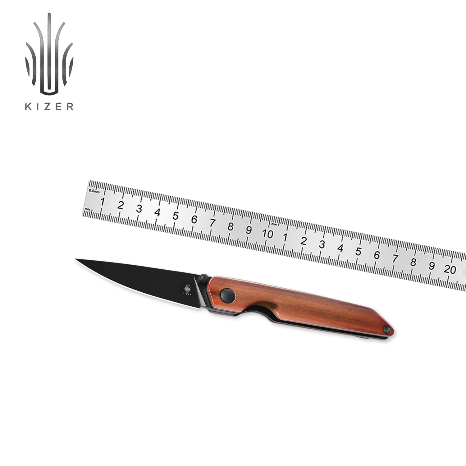 Kizer Pocket Knife Shot V3677C1/V3677C2 6063-T6 Handle With 154CM Blade Outdoor Camping EDC Tools Knife