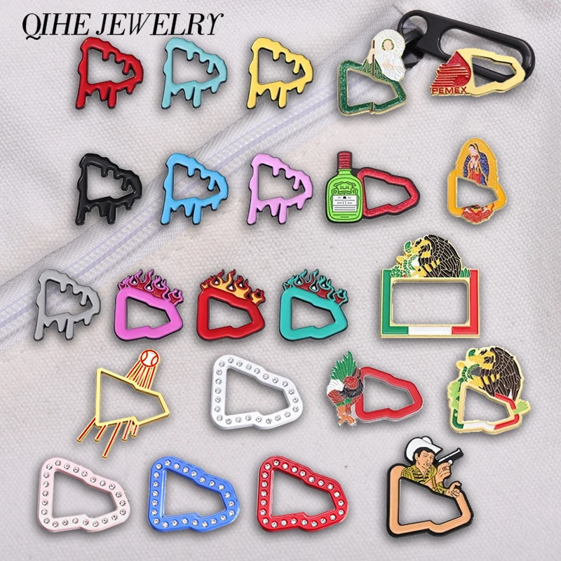 

Hat Badges Enamel Pin Creative Cartoon Hat Pins Metal Baseball Cap Brooches Decorate Pin Jewelry Butterfly Buckle Gifts