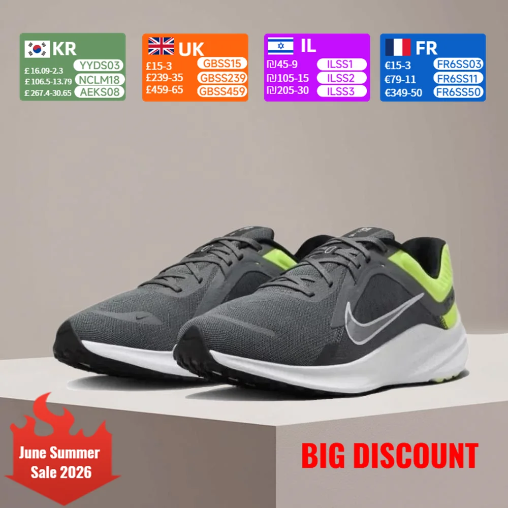 

Nike Quest 5 Men's Fashionable Comfortable Anti-Slip Durable Cushioned Lightweight Casual Running Shoes DD0204-010