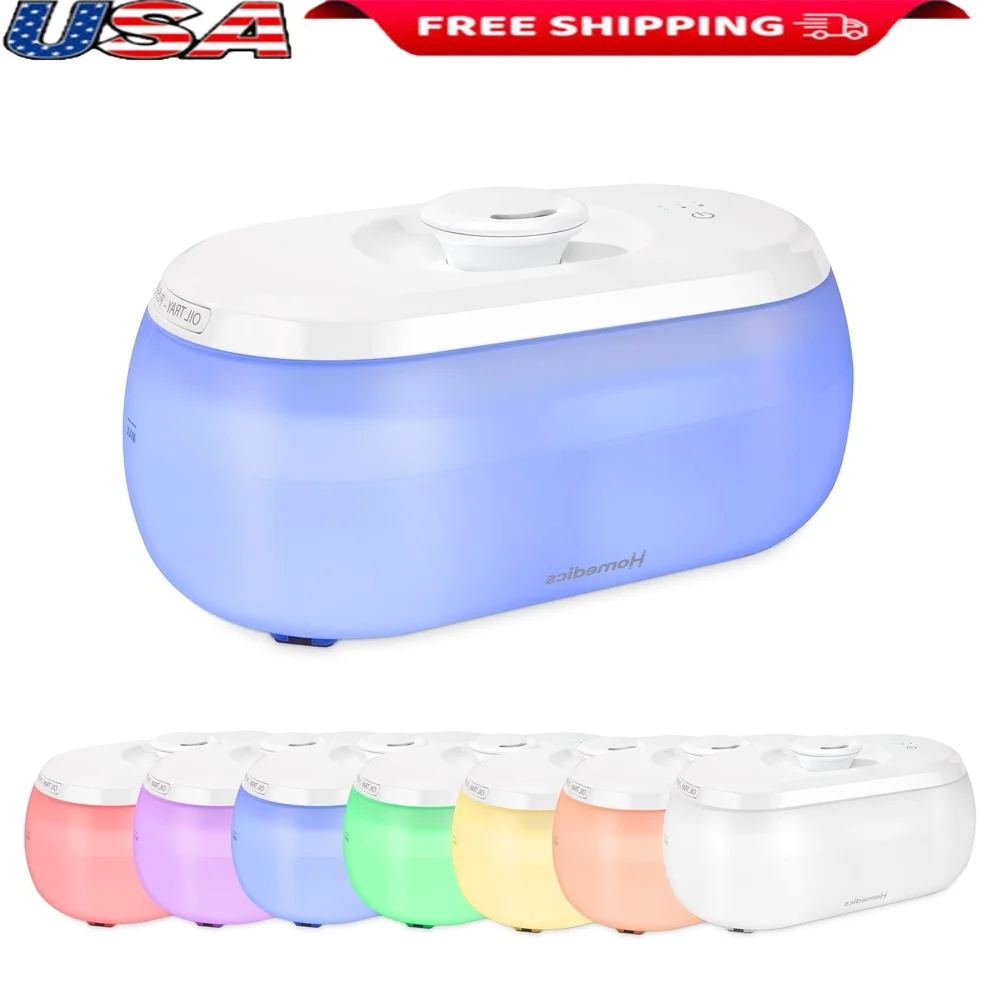 

Ультразвуковой увлажнитель 3 в 1, лоток для эфирного масла с верхним наполнением, меняющий цвет, ночник, автоматическое отключение, тихая работа, форма