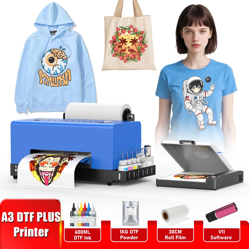 

13-дюймовый DTF-принтер A3 для Epson L805 DTF-принтер Impresora dtf Machine A3 с печивателем DTF напрямую для печатной машины для пленочных футболок