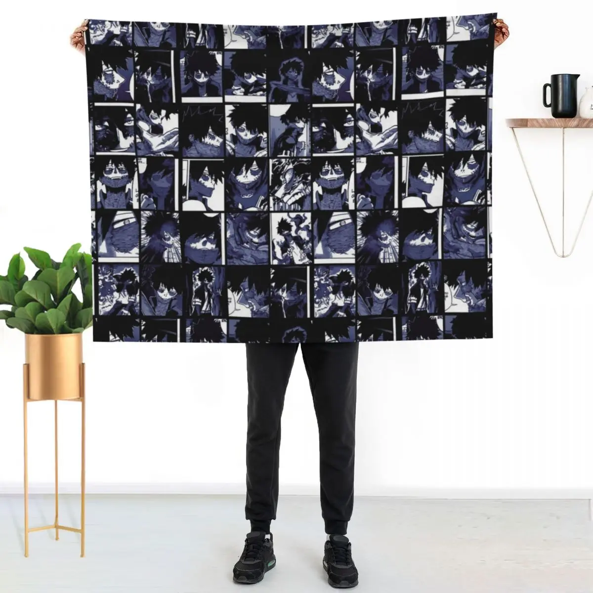 Dabi collage Throw Blanket Weighted Plaid on the sofa Custom Polar Luxury Throw Bed Fashionable Blankets