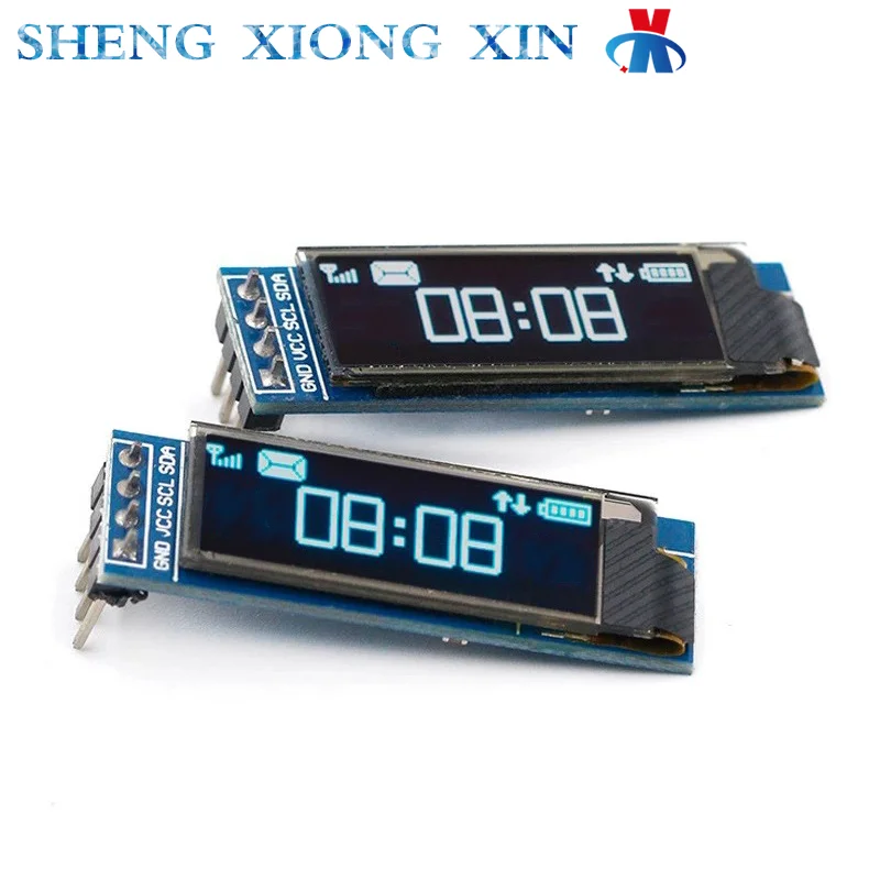 

5pcs/Lot 0.91 Inch OLED Module IIC 12832 LCD Display Device Compatible 3.3V-5V