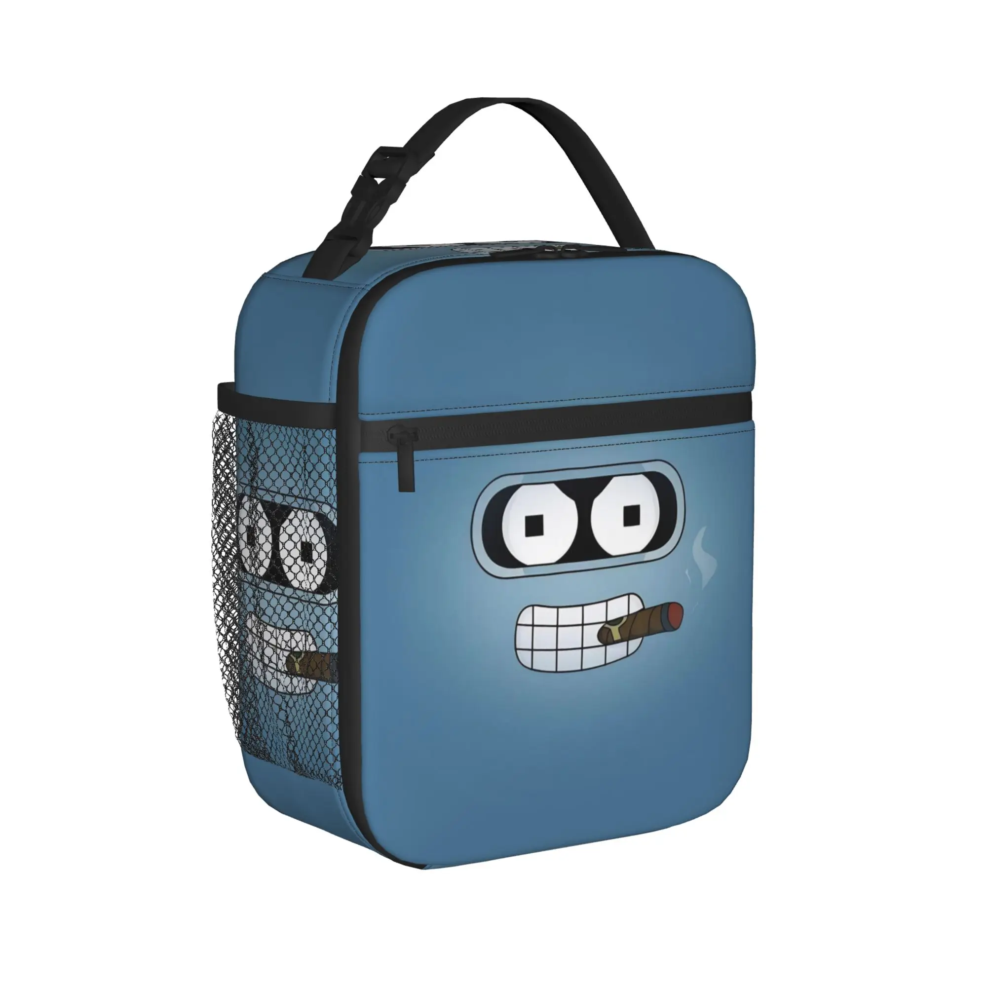 Lunch Boxes Futuramas Merch - Caixa Térmica Estilo Ins para Alimentos, Lancheira Térmica Bento para Escola