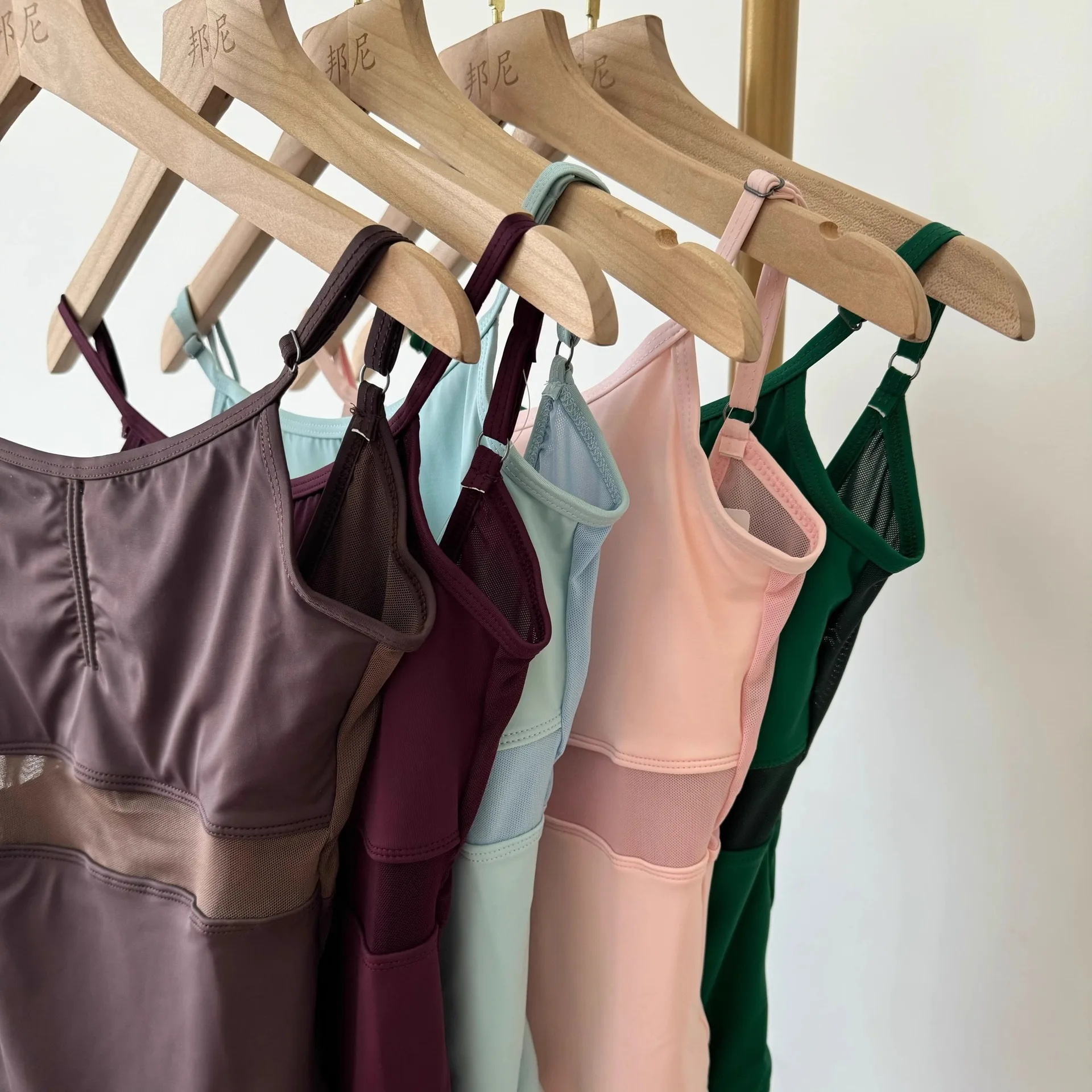 Dance Clothes Women's Suspenders Ballet Practice Clothes Art Test Body Training Clothes Big Leak Back Onesie Adult Gymnastics