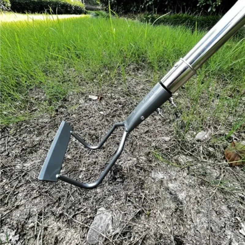 Rastrillo de azada para jardinería, pala para azada de césped, jardín de verduras, deshierbe agrícola, rastrillo de deshierbe de suelo blando, azada, nuevo producto