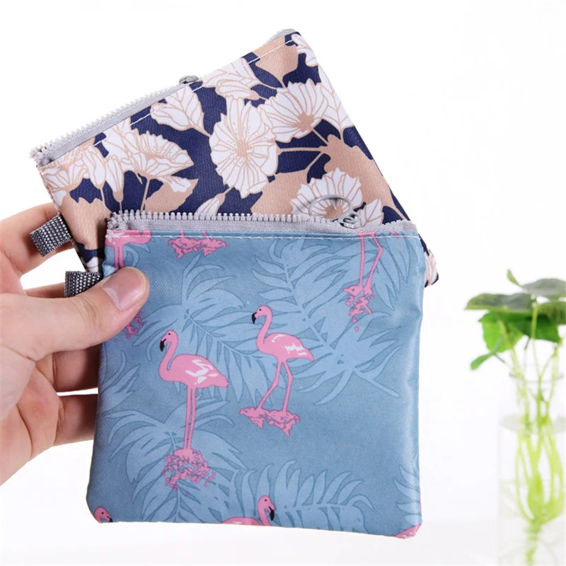 1Pcs Tampon Storage Bag Sanitary Pad Pouch Women Napkin Cosmetic Bags Organizer Ladies Makeup Bag Girls Tampon Holder Organizer