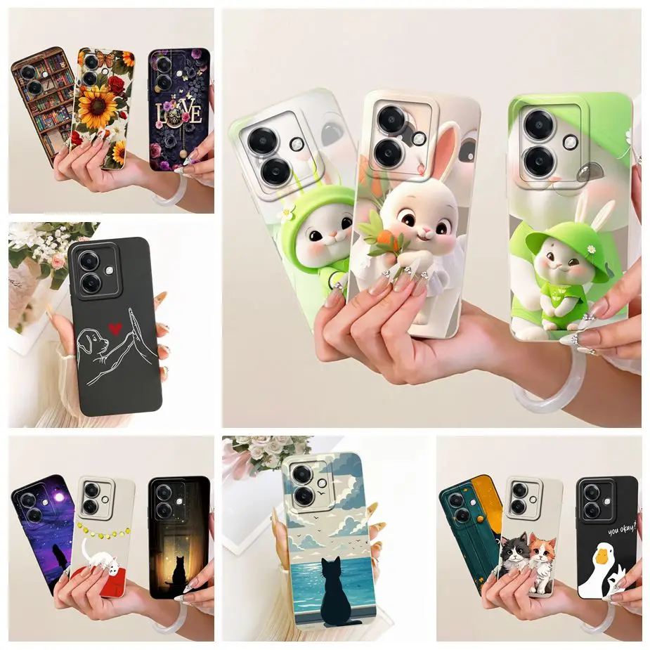 ل ممن لهم A3 حالة ممن لهم A3x 4 جرام CPH2641 لطيف أرنب الكرتون غطاء لينة بولي TPU جراب هاتف ل ممن لهم A20 A5i ممن لهم A3 ممن لهم A3x 4 جرام أكياس فوندا #1