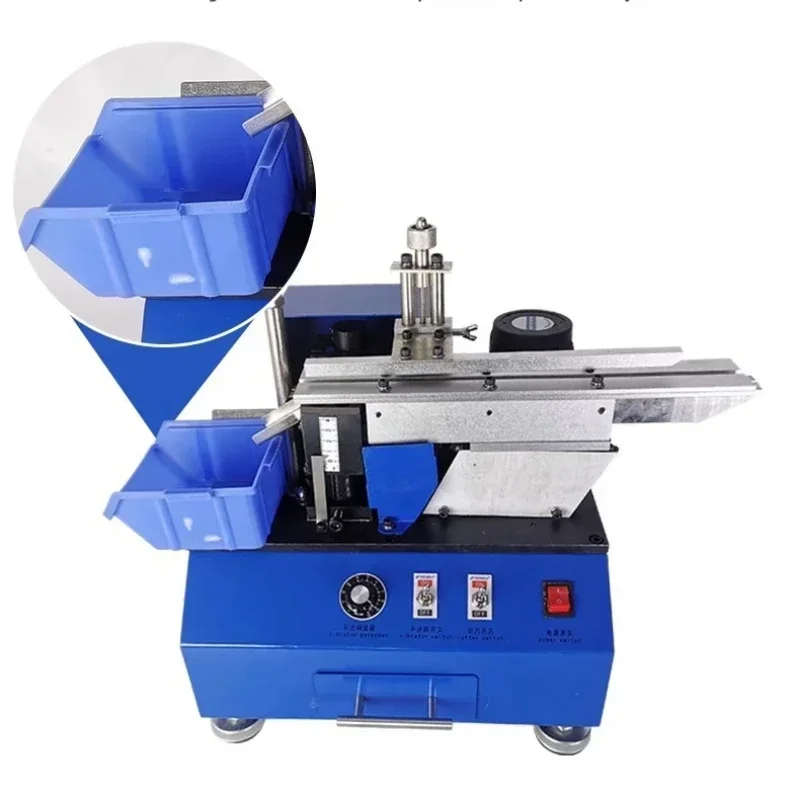 Automatic Capacitor Belt Taped Radial Lead Capacitor Cutting Machine Bulk Capacitor Clipping Machine.100-250PCS/MIN