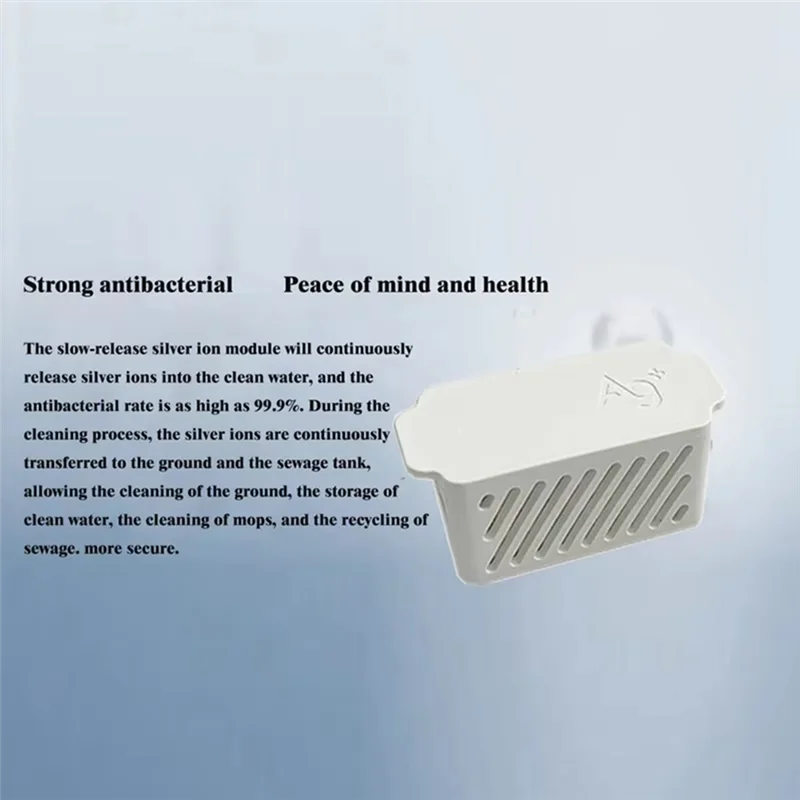 A50Q-5Pack Vacuum Silver  Forroborock S7 Maxv Ultra Silver  Bacteriostatic Module Accessories