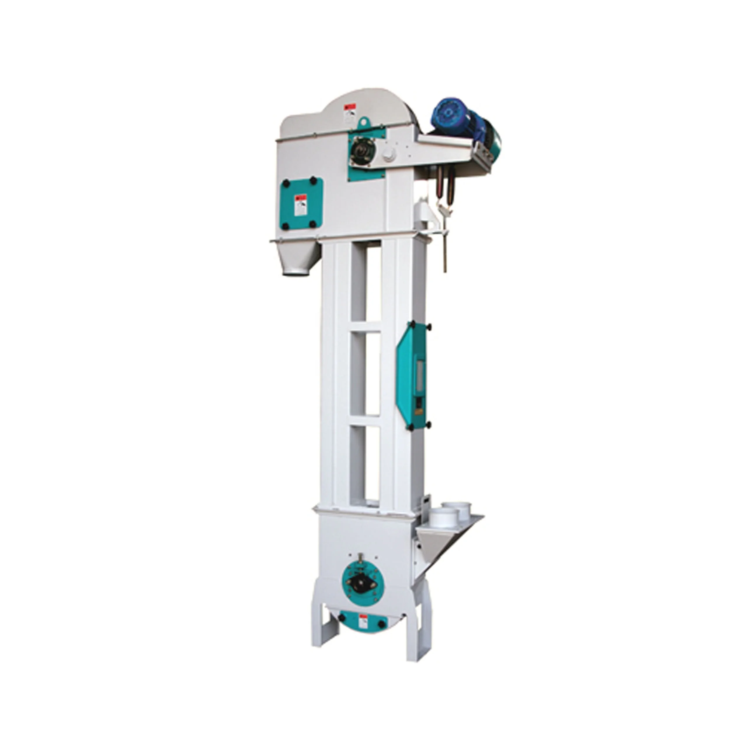 

W4 W6 Plastic Hopper For Food Nut Powder Rice Grain Paddy Bucket Lifting Conveyor Elevator 4TON PER HOUR