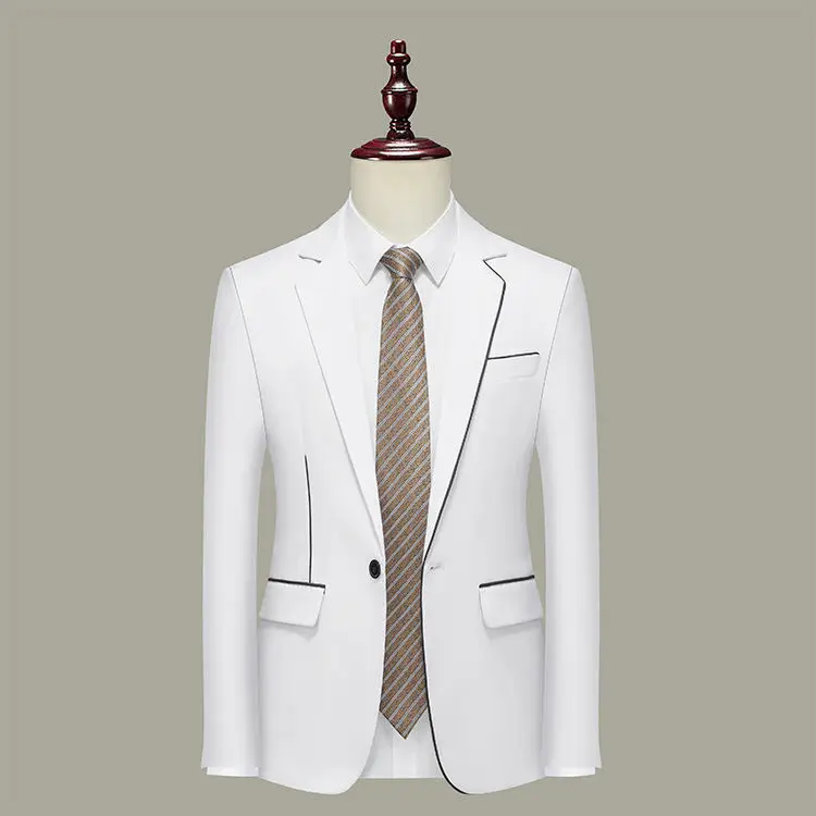 

10294 Formal occasion interview suit men's suit groom groomsmen group dress