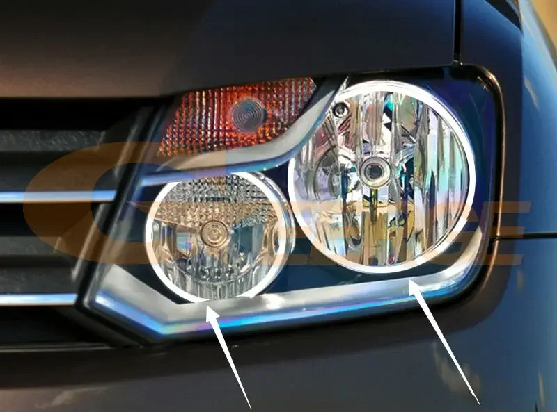 For Volkswagen VW Amarok 2010 2011 2012 2013 2014 2015 2016 Day Light Ultra Bright SMD LED Angel Eyes Kit Halo Rings