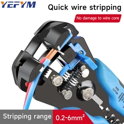 Automatic Wire Stripper Multifunctional Cable Cutter & Pliers For Electrical Wire Stripping Cutting & Crimping YE-1SE 0.2-6mm²