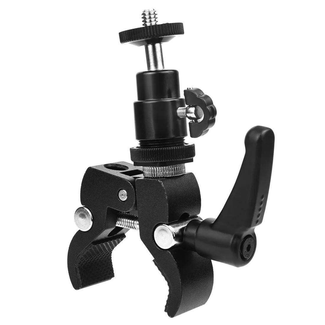 Mini-Metallkugelkopf 360 ° Schwenkbarer Stativ-Kugelkopf mit Cold-Shoe-Halterung, 1/4-Zoll-Schraube, 2,5 kg Tragkraft für DSLR-Kamera, Webcam, Blitz, Vlog-Rig – Detail 33