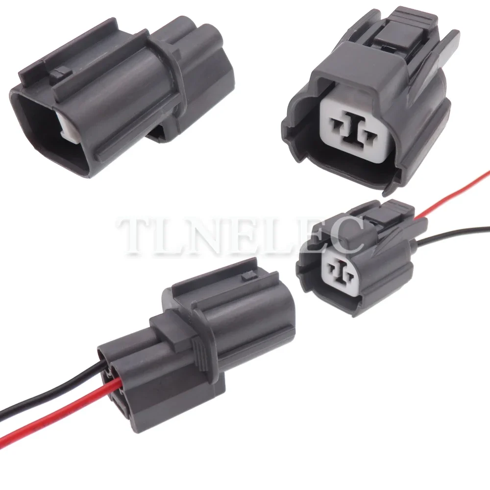 2 Pin Way Auto Horn Waterproof Connector With Wires Car Speaker Wiring Cable Sockets For Honda 6181-0070 6189-0129