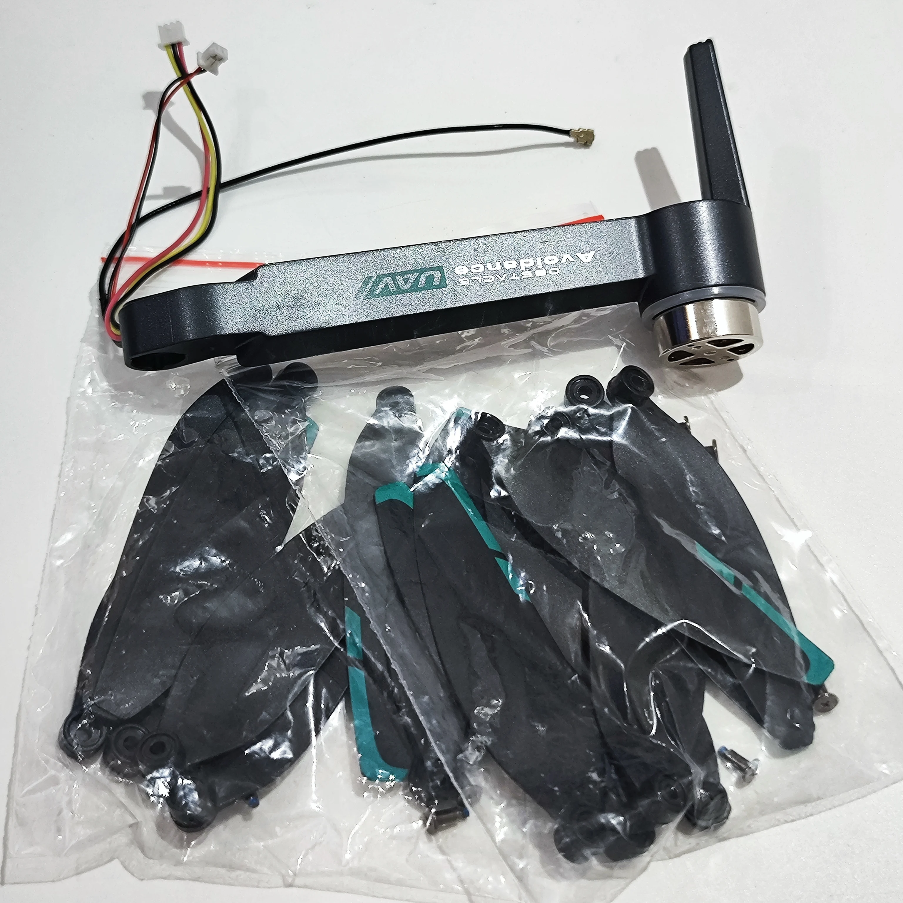 S159 Drone Original Brushless Motor Front Arm B + Blade Propeller 16PCS Maple Leaf Wings Fan Spare Parts Blades