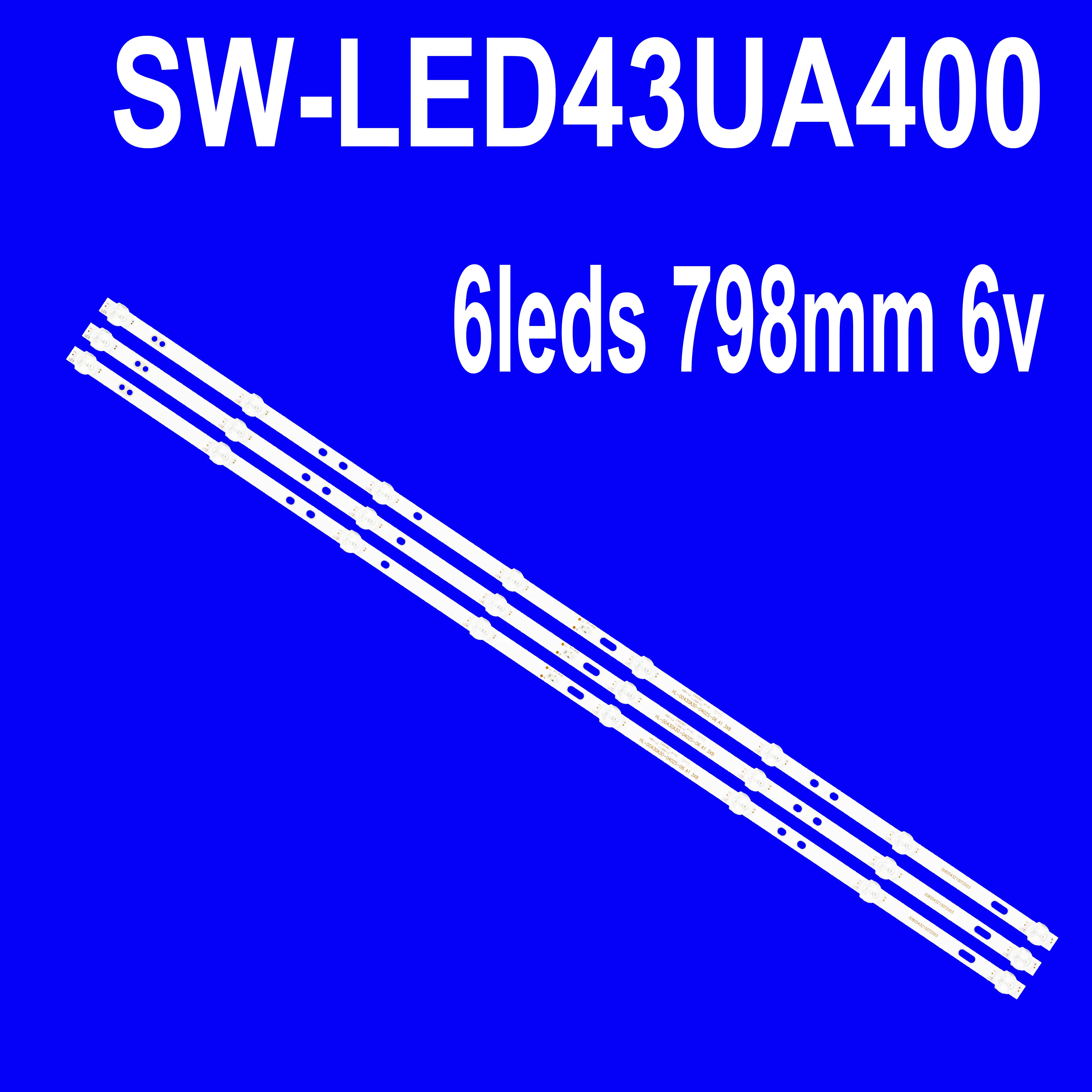 

10 светодиодов для подсветки HL-00430A30-1001S-05 A2 для телевизоров STARWIND SW-LED43UA400;43PU11TC-SM
