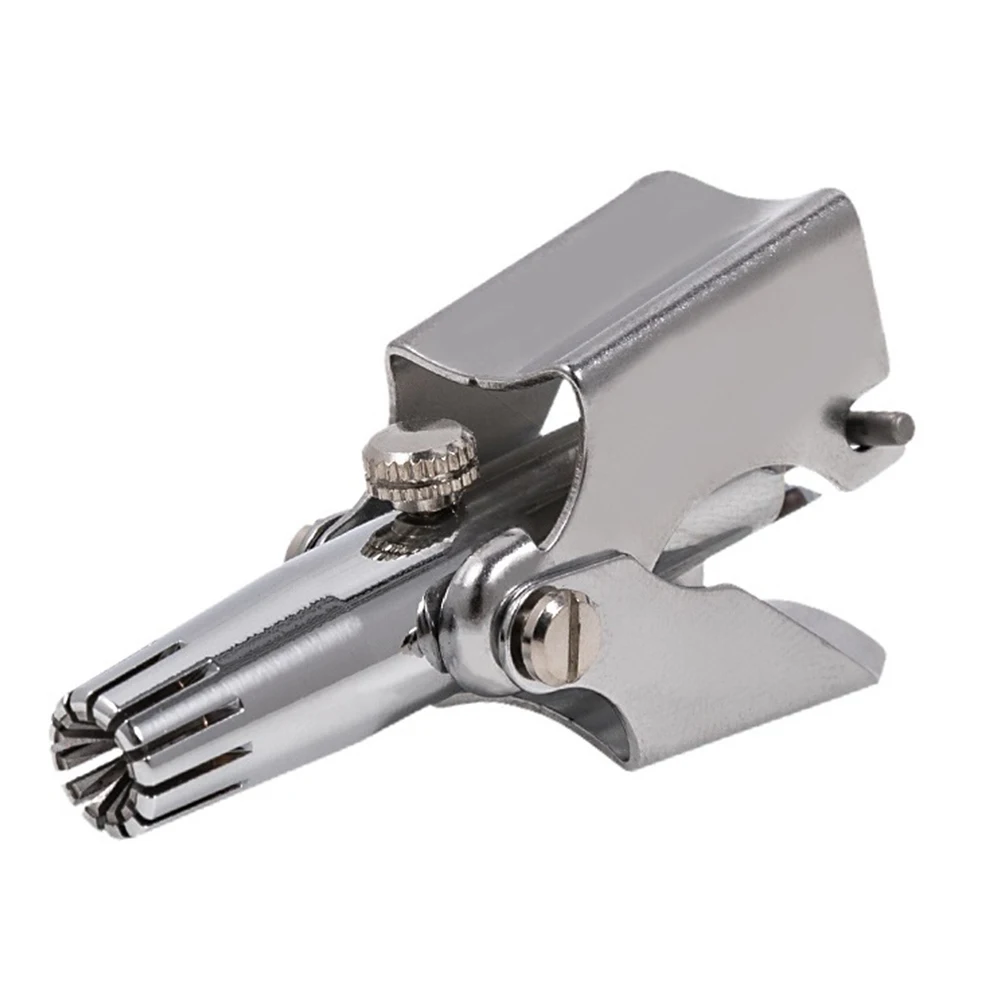 ماكينة تشذيب شعر الأنف والأذن اليدوية المحمولة من الفولاذ المقاوم للصدأ ماكينة حلاقة يدوية للأنف #2