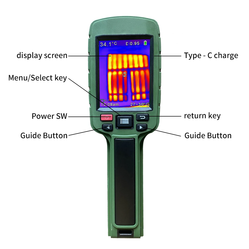 Factory Direct Sales JD-108 Infrared Thermal Imaging Camera Digital Tester For Explore the Hidden World