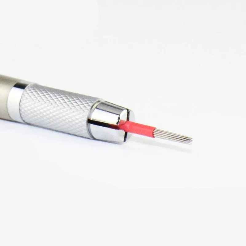 50pcs Microblading Shading Needles Shader Blades Tattoo Fog 3D Eyebrow Aiguille Permanent Makeup Agujas R3 R5 R7 R9 R17 R19 R21
