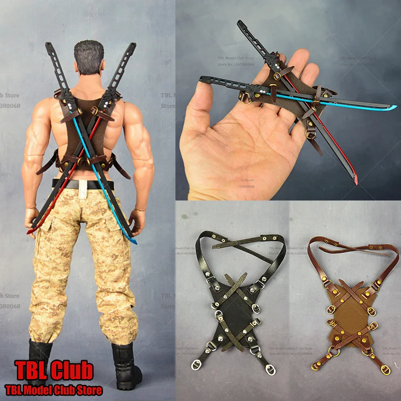 

1/6 Scale Male Accessory Weaponry Cyberpunk Thermal Warrior Sword Fix Shoulder Strap Planet War 12-inch WorldBox Figure Soldier