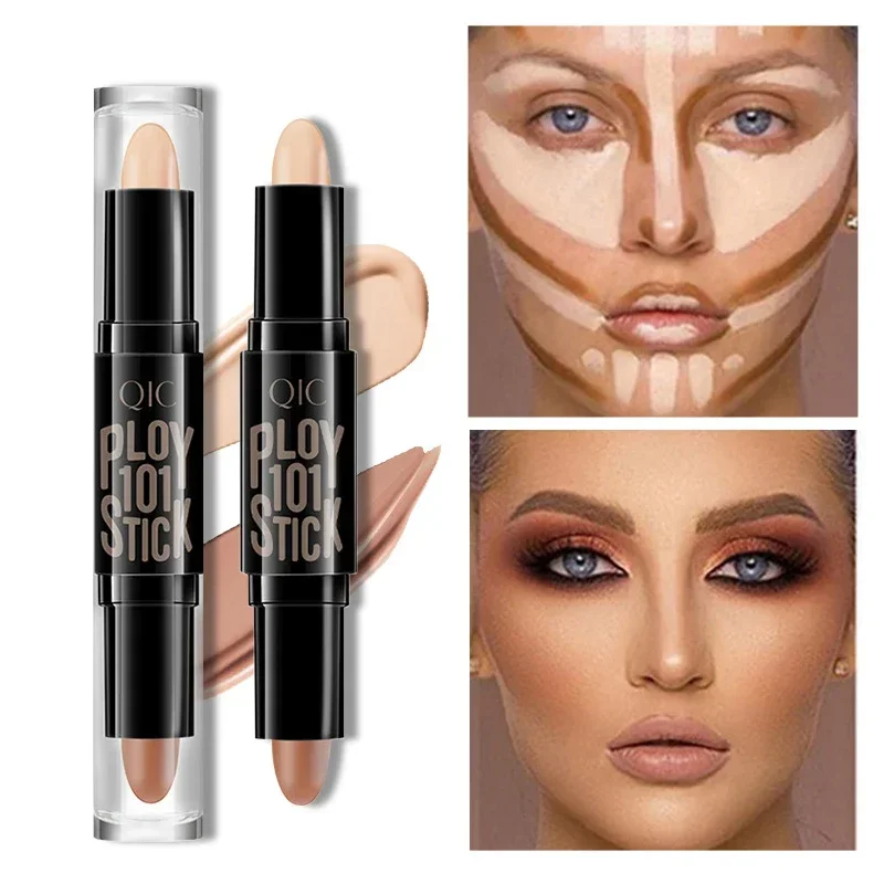 3 Kleuren Markeerstift Contour Stick Gezicht Make-Up Cosmetica Face Concealer Contouren Beauty Contour Make-Up Basis Foundation Cream