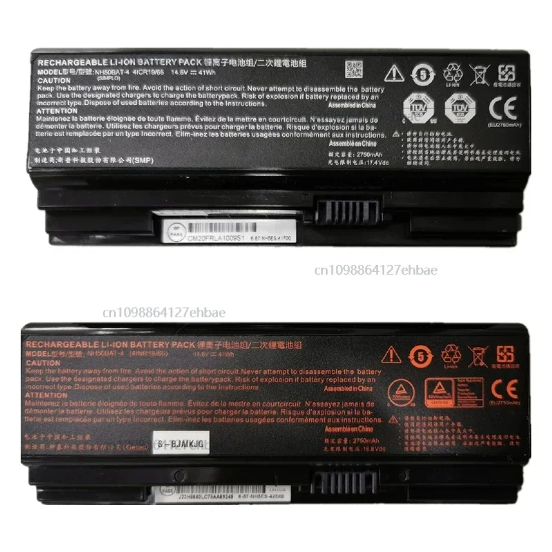 

For Thunderobot 911MT 911ME 911ST 911MP T3TI T58-V NH50BAT Battery For Gigabyte Aorus 5 7 MB VB KBAORUS 7 GA NA SA KB-7DE1130SH
