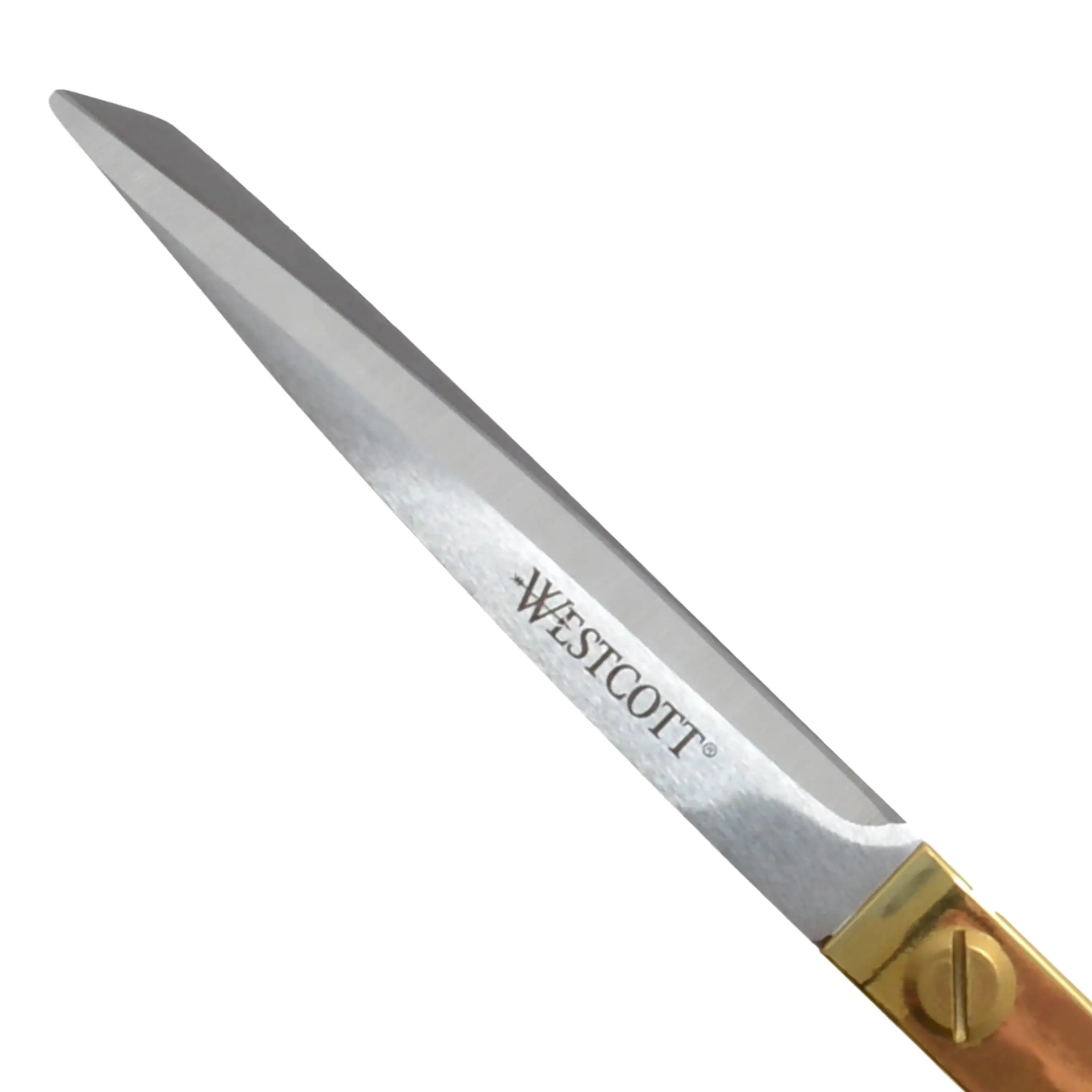 Sewing Scissors, 9", Fashion, Bent, Stainless Steel, Gold, for Sewing, 1-Count