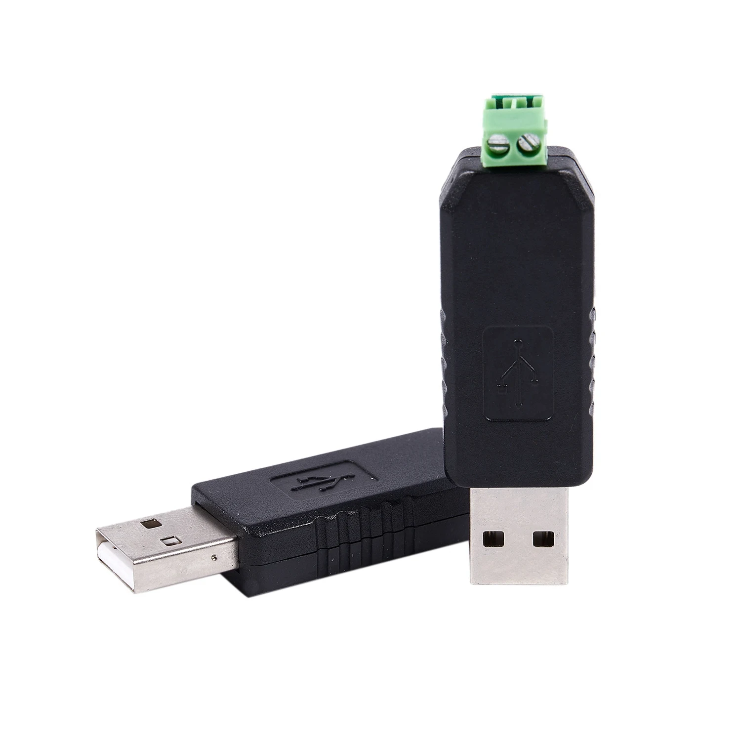 Convertidor de interfaz de RS-485 USB a RS485, adaptador de serie compatible + PLC, 2 unidades