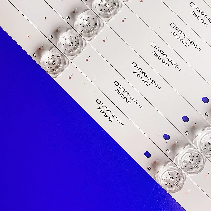 

ДЛЯ 55D3UA 55RS542AN 55DU6510 световая лента GC55D05-ZC23AG-11 подсветка 10 шт. 5 световых вогнутых линз 5 светодиодов 3 В 535 мм 100% НОВЫЙ