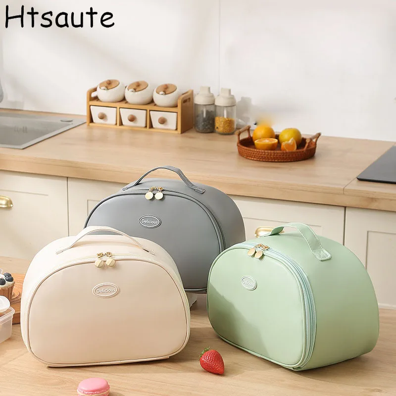 

Picnic Box Functional Insulated Lunch Bags Thermal Food Picnic Bag for Women Kids Portable Canvas Lunch Box borsa termica