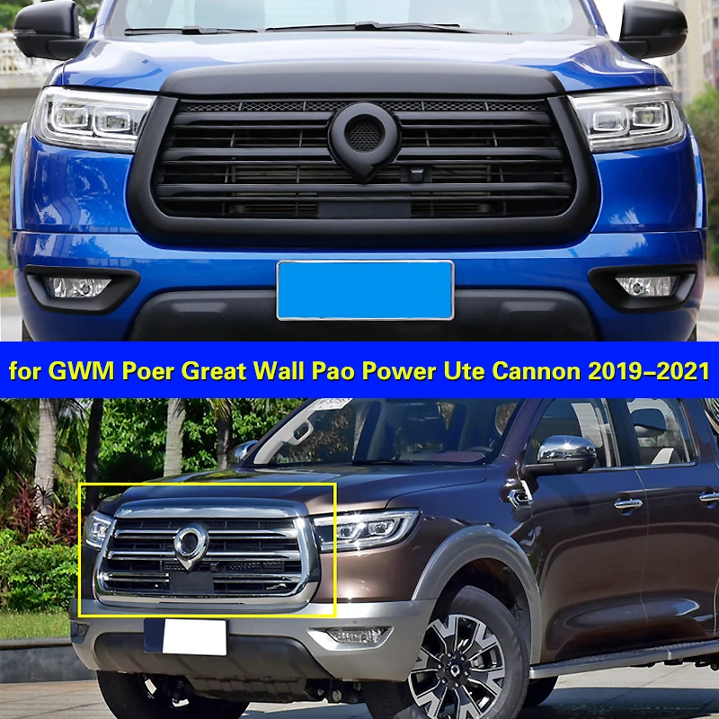 

Car Insect Net For GWM Poer Great Wall Pao Power Ute Cannon 2019-2021 Screening Mesh Stainless Steel Front Grille Accessories