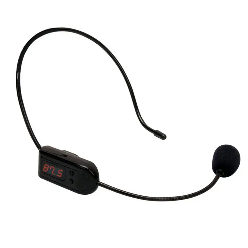 

Беспроводная микрофонная гарнитура PHILE-FM 87-108 МГц, мегафон для озвучивания, микрофон для лекторов, церквей, экскурсоводов
