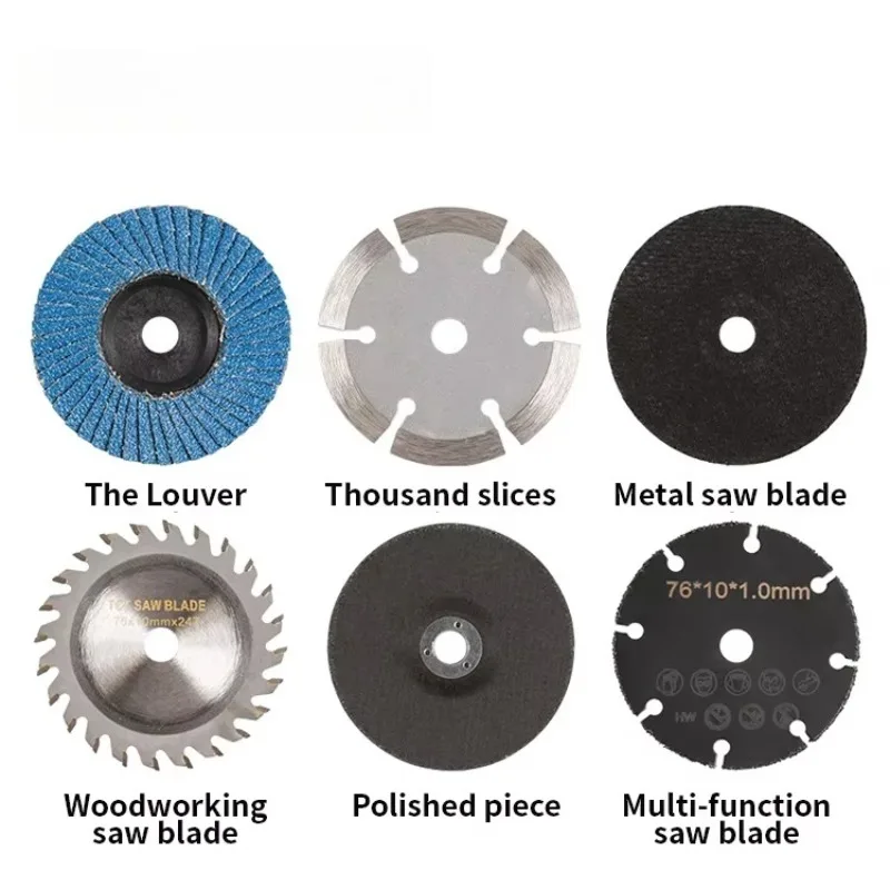 고품질 핸드헬드 앵글 그라인더 7000 RPM 전기 연마 무선 미니 절단기 가정용 충전식
