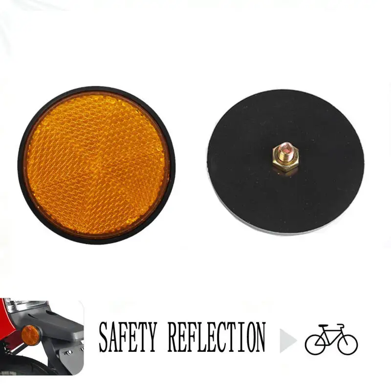 

Circular Reflector Car Trucks Motorcycle Bicycle Night Reflector Reflective Refraction Light MOTO Lightings Parts For Traile