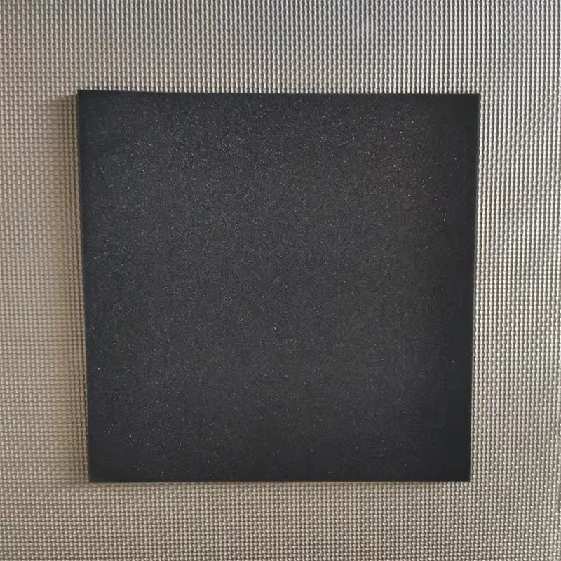 High resilience lightweight shock absorbing black uncut foam flat sponge