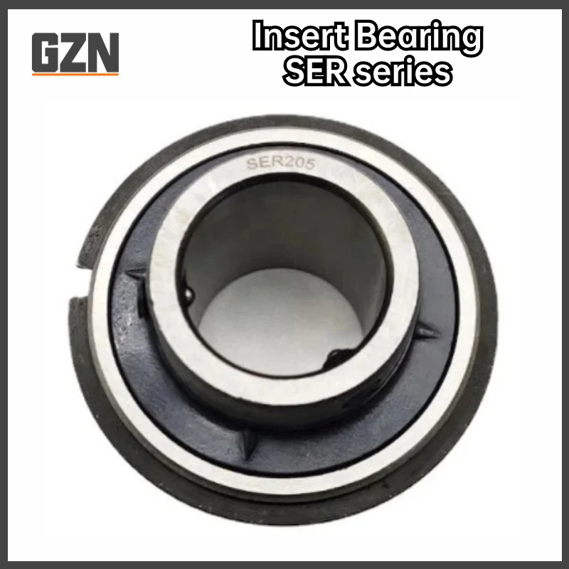 1PCS SER208 40X80X49.2  Outer Spherical Bearing SER Series with Stop Ring for Textile Machinery