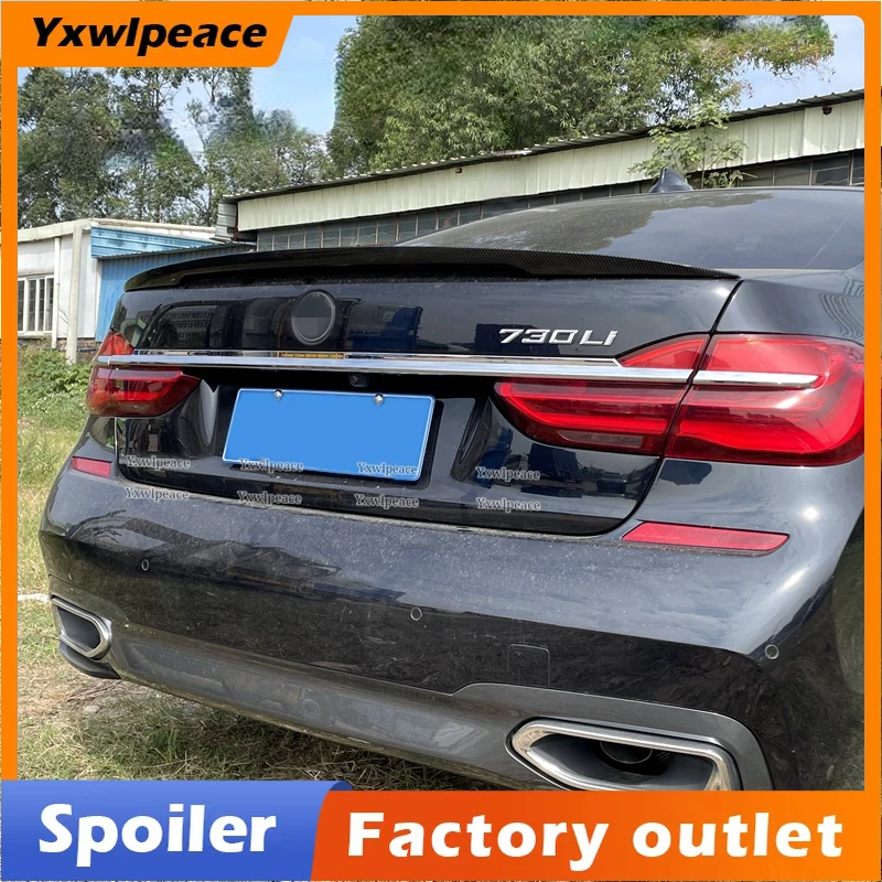 

For BMW 7 Series Spoiler 2016-2022 G11 G12 730 740 750 High Quality ABS Plastic Rear Trunk Lip Spoiler Body Kit Accessories