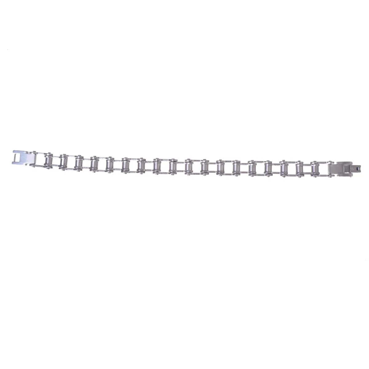 1Pcs Link Chain Bracelet Titanium Steel Biker Style Fold Over Clasp Scratch Resistant Fade Proof Unisex Jewelry Father Day Gift