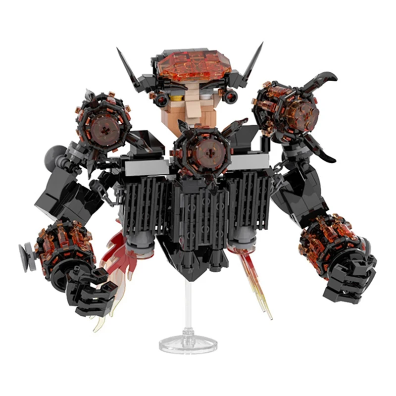 505 unids/set juego de terror Skibidi serie de inodoro bloques de construcción actualizado g-man líder ladrillos MOC DIY juguetes para niños regalos de navidad