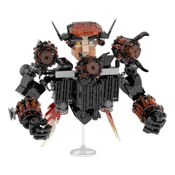 505pcs/set Horror Game Skibidi Toilet Series Building Blocks Updated G-Man Leader MOC Bricks DIY Toys For Kids Christmas Gifts