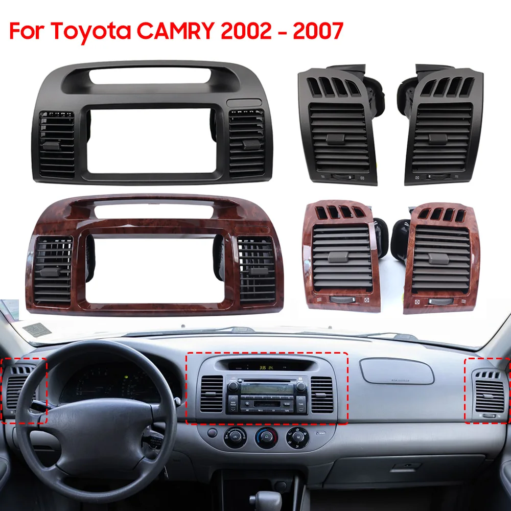 

For Toyota CAMRY 2002 2003 2004 2005 2006 2007 Air Conditioning Outlet Panel Grille Cover Rear Seat anti dust Outlet Cover