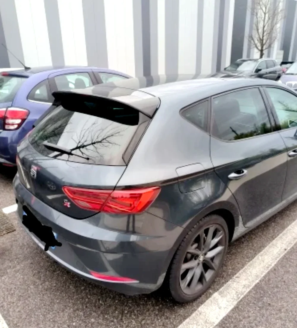 

Не подходит для 3 дверей для Seat LEON MK3 5F FR Style Hatchback 5 дверей 2012-2020 АБС-пластик Материал черный Задний спойлер Губа Крыло багажника