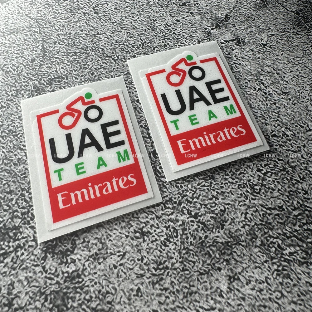 2x Bicycle Sticker for UAE TEam BIKE Bike Mountain Fold Bike Tube Body Decals