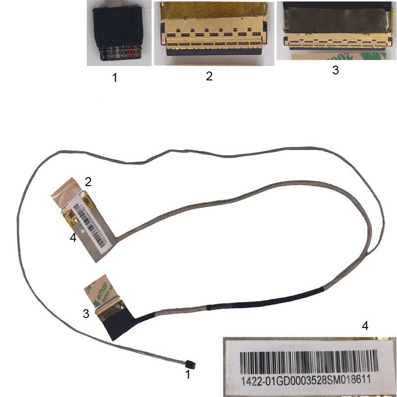 

New Laptop Cable For ASUS X750 X750VA X750VB X750JA X750JB X750LB PN:1422-01Q4000 1422-01GD000